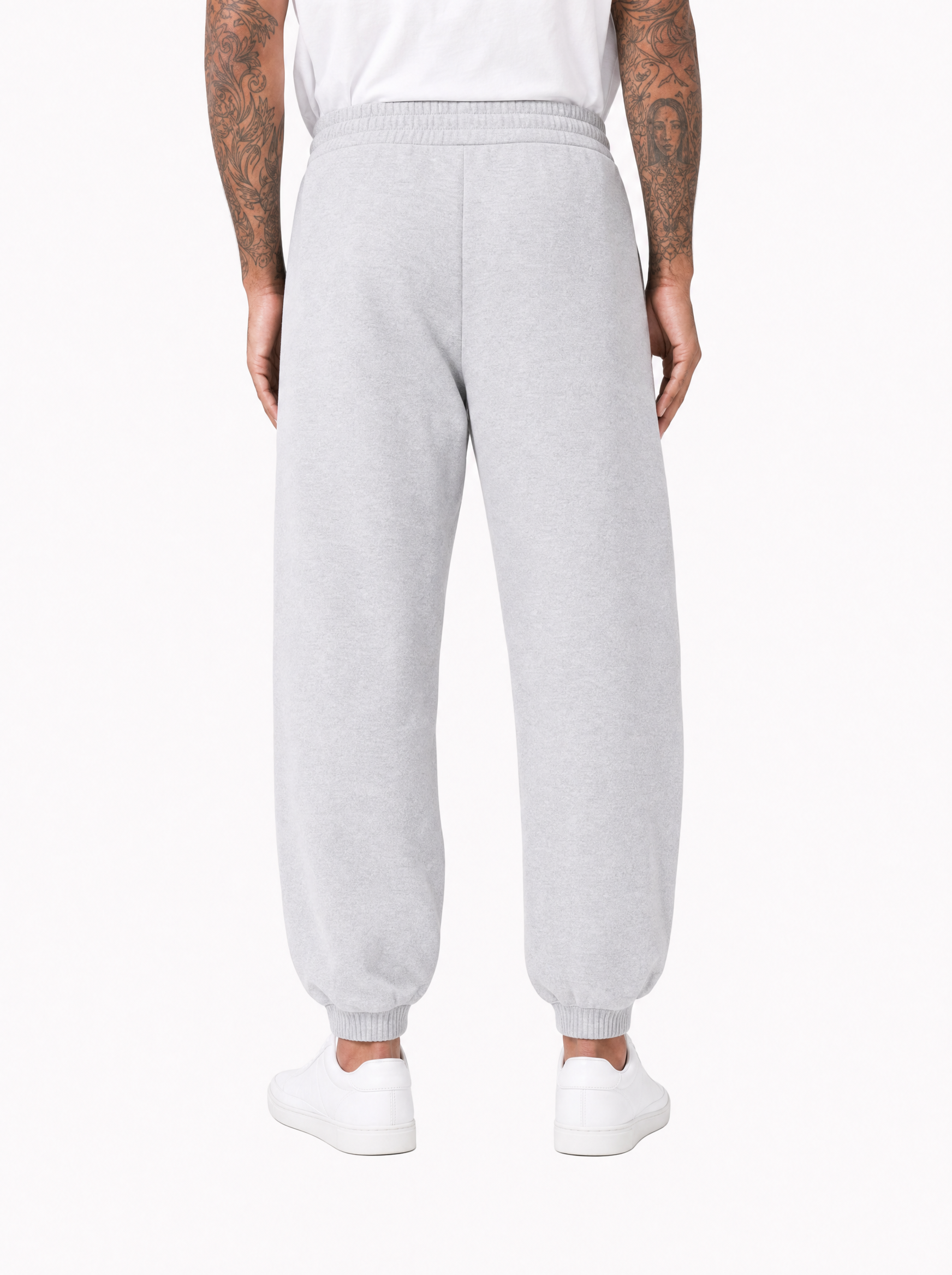 Pantalone tuta balloon fit grigio DC186016