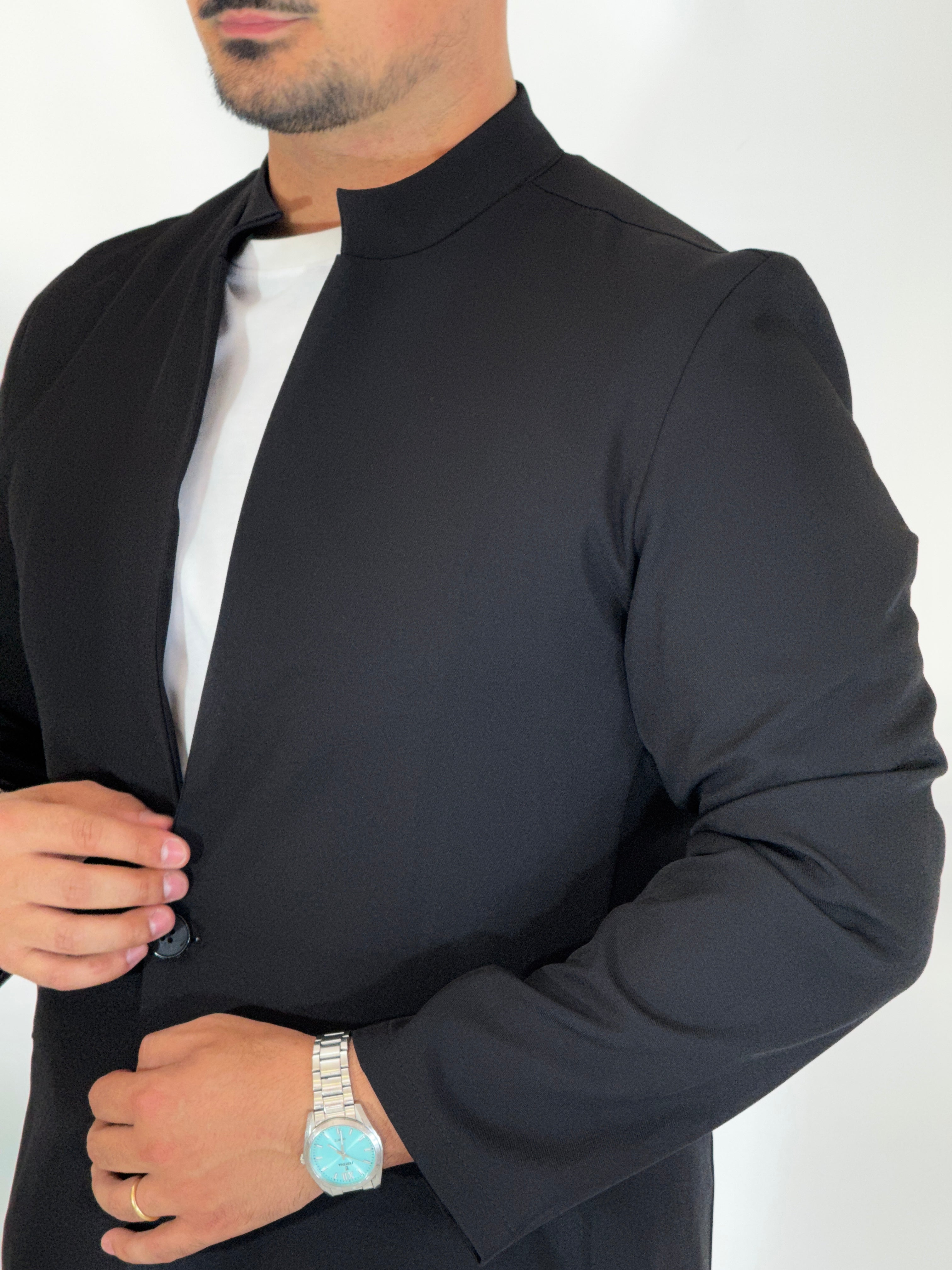 Abito coreano nero LW256061