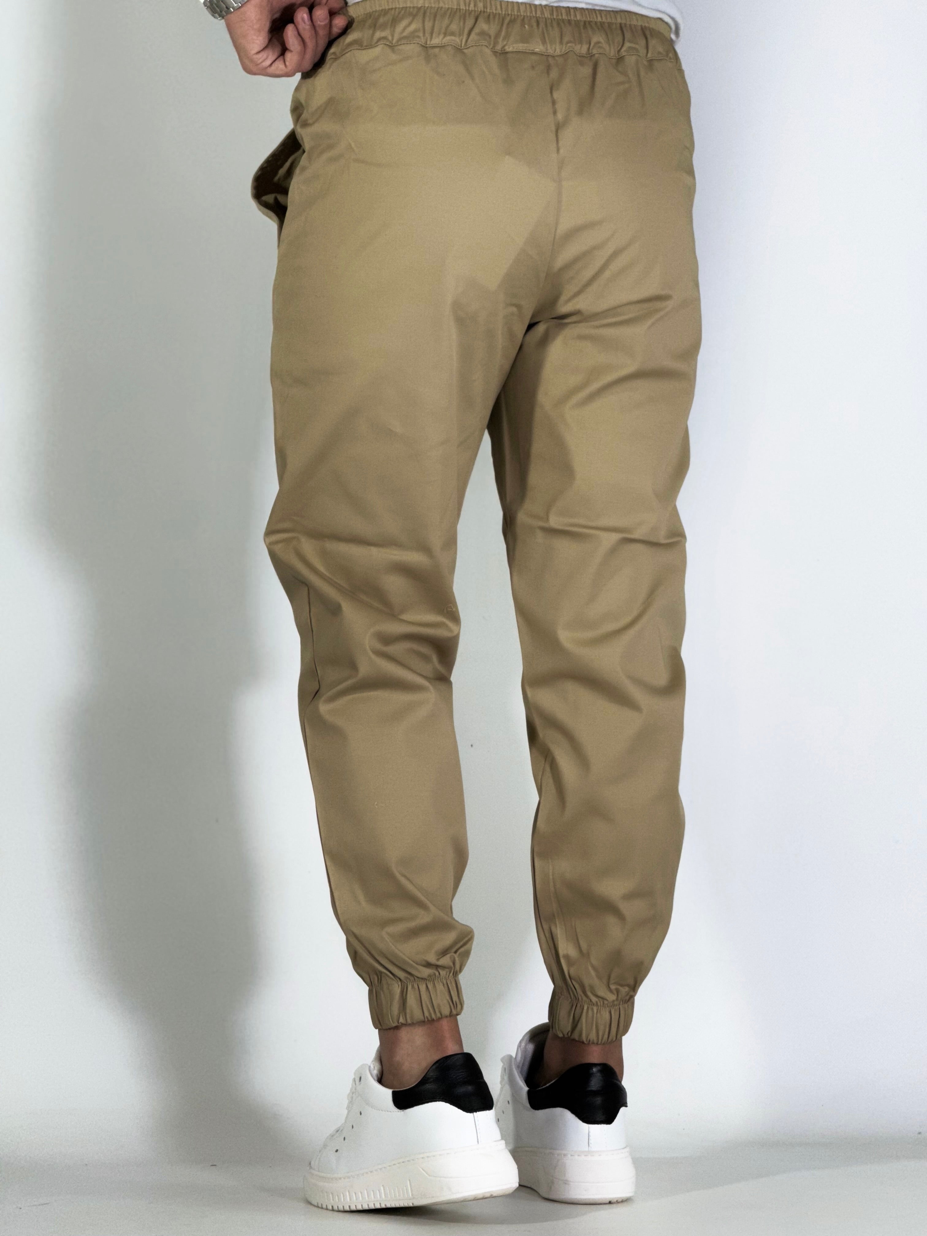 Helsinki · Pantalaccio con molla beige