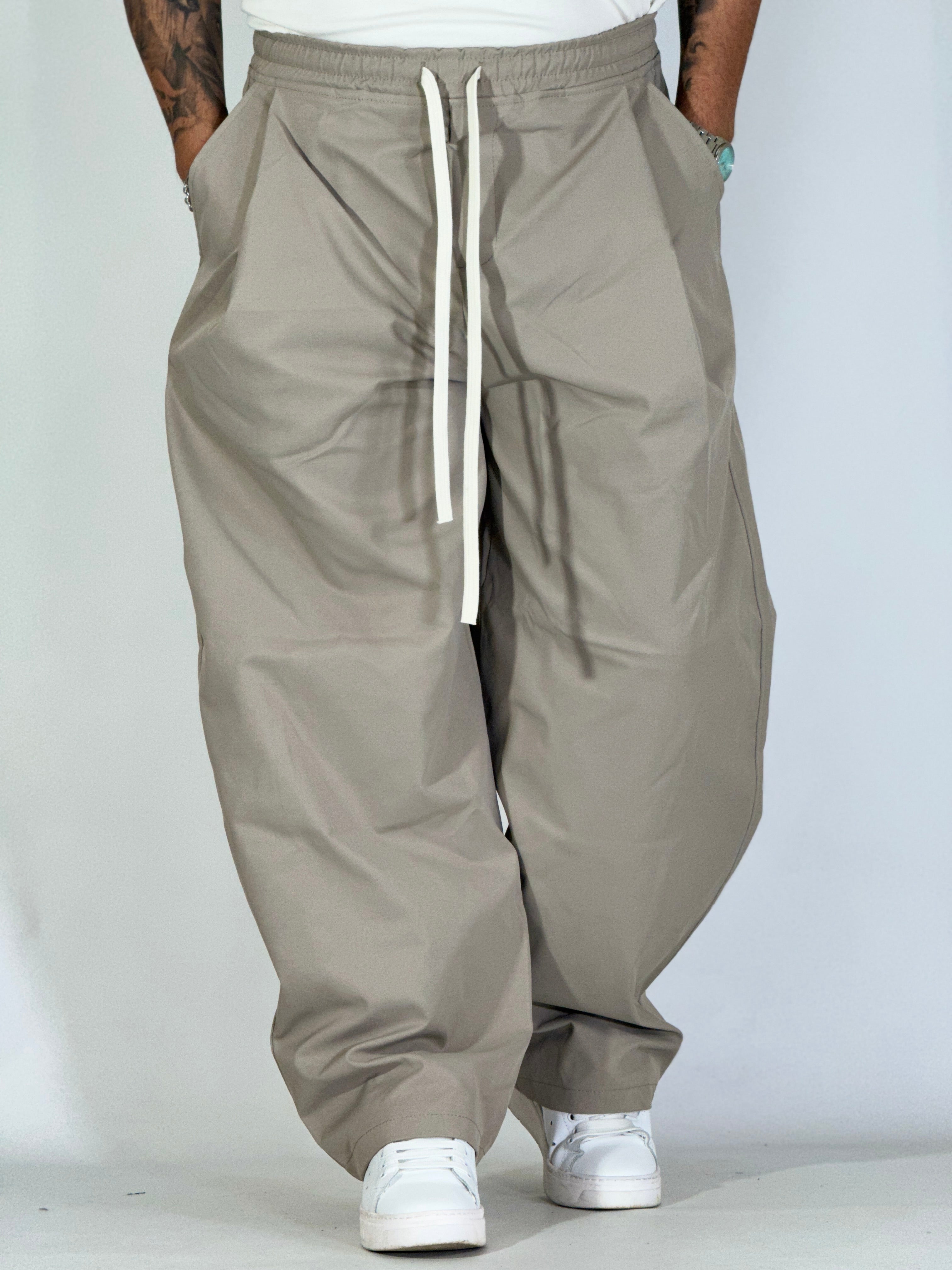 Pantalone extreme palazzo tortora AD7791