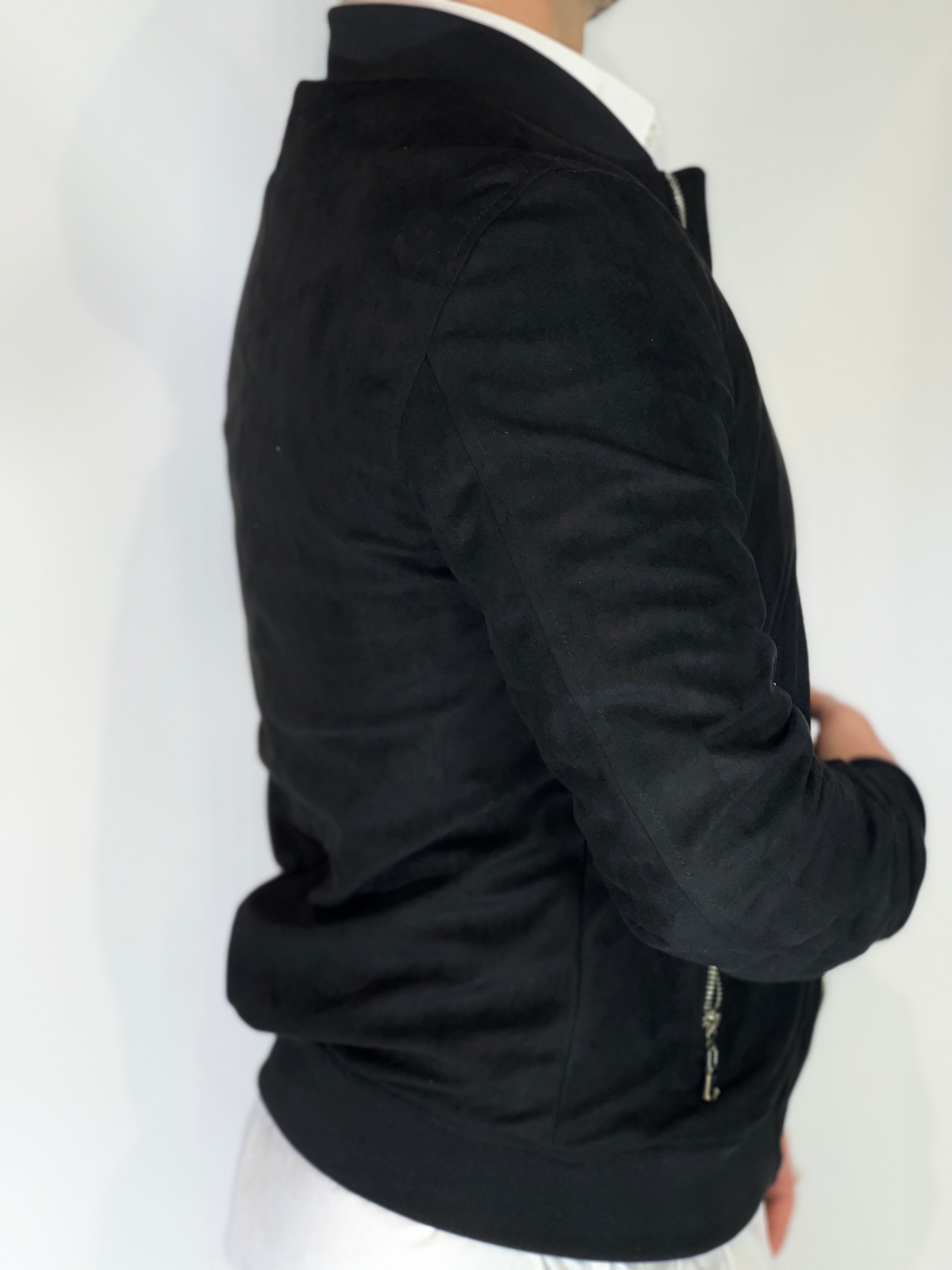 Giubbino eco-camoscio nero ZMG8153