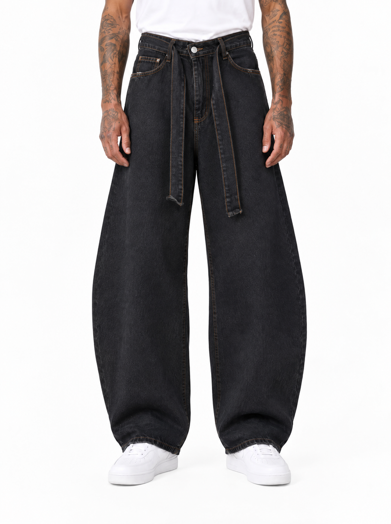 BIG RED Jeans balloon con cintura