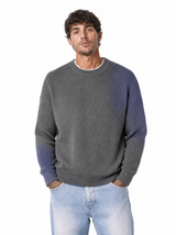 Maglia costine medium gray W86428