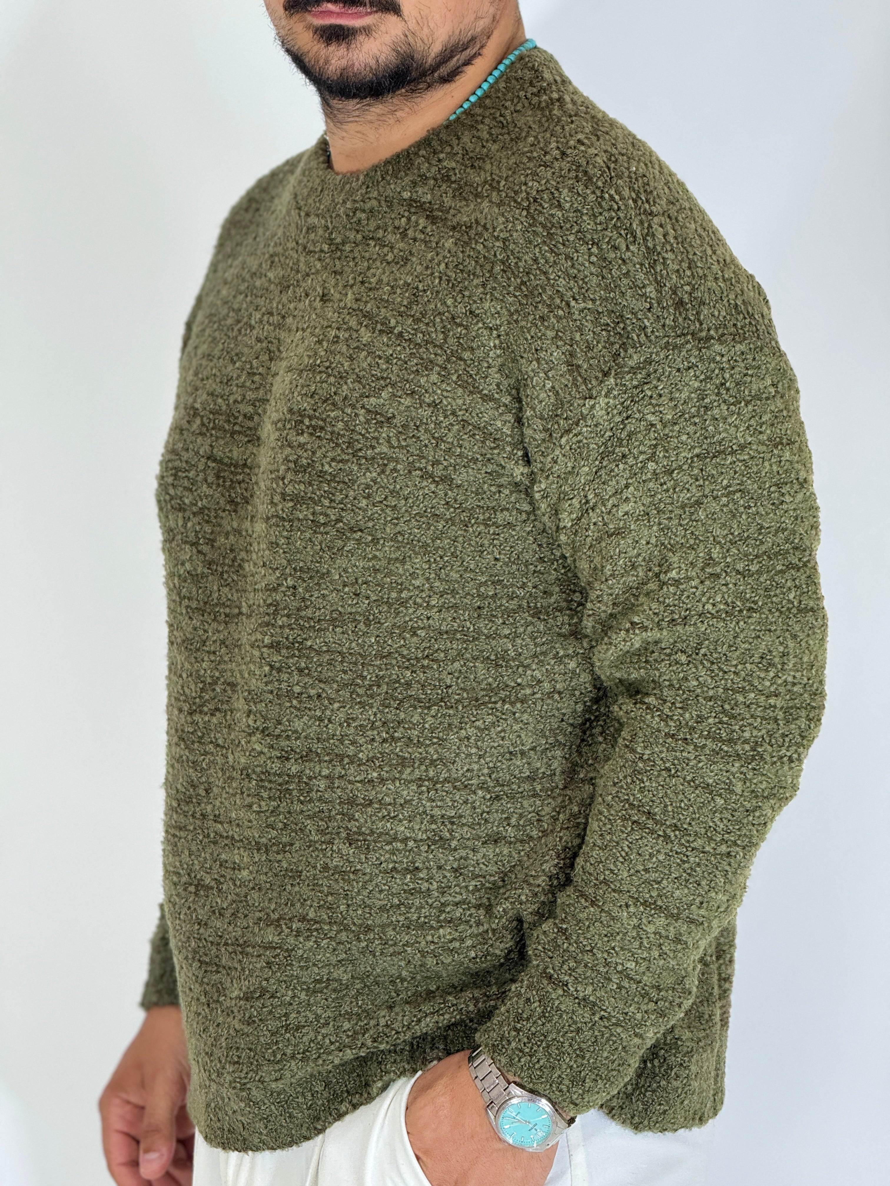 Girocollo boucler militare A464