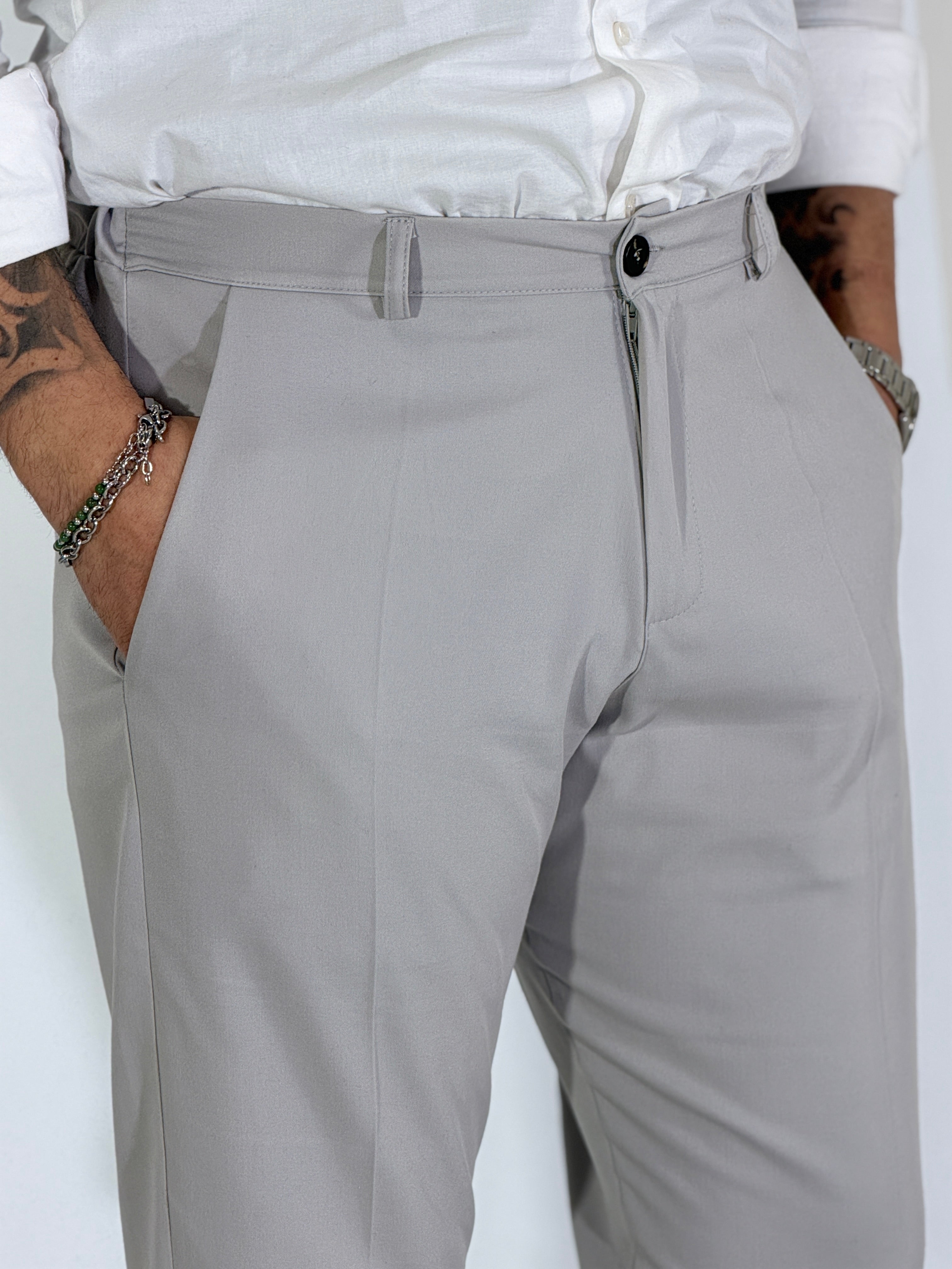 Urban · Pantalone elegante perla