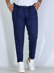 Pantalaccio misto lino blu NOISE