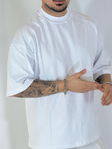 T-shirt over tre quarti bianca 6003PE