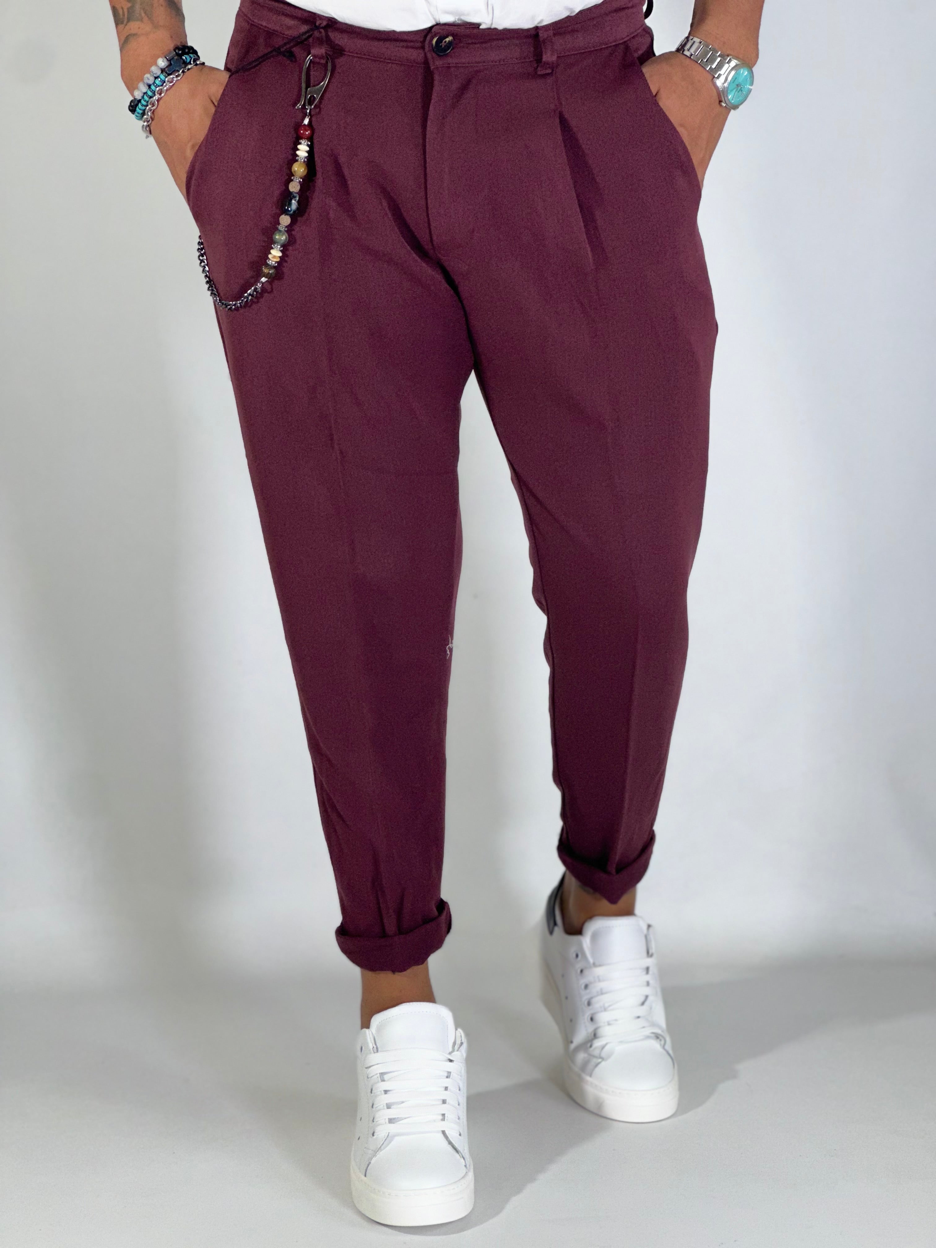 Pantalone bordeaux AG60