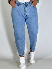 Jeans carrot pulito chiaro 2N2T