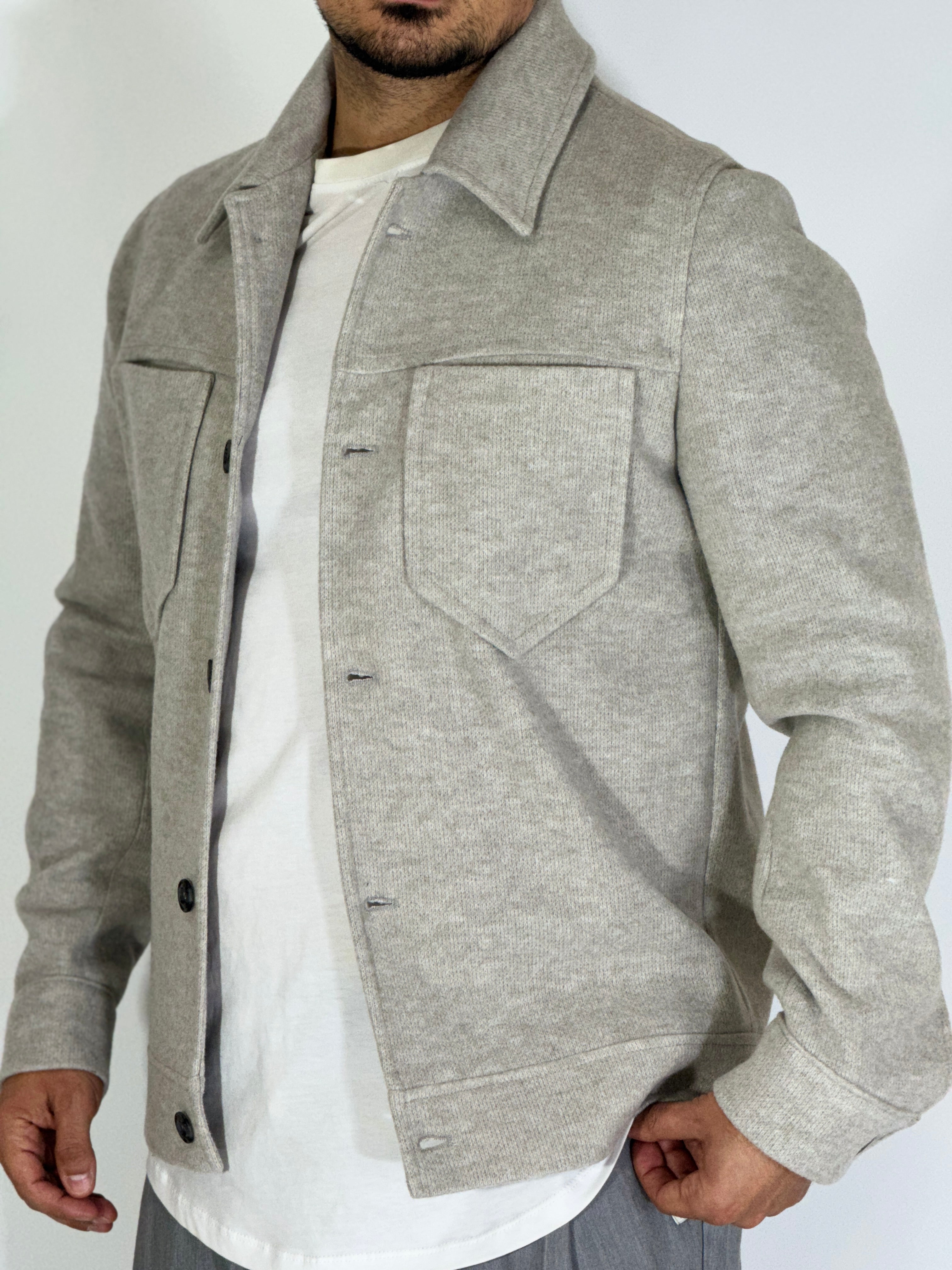 Giacca in panno Marco Nils ghiaccio GEVA