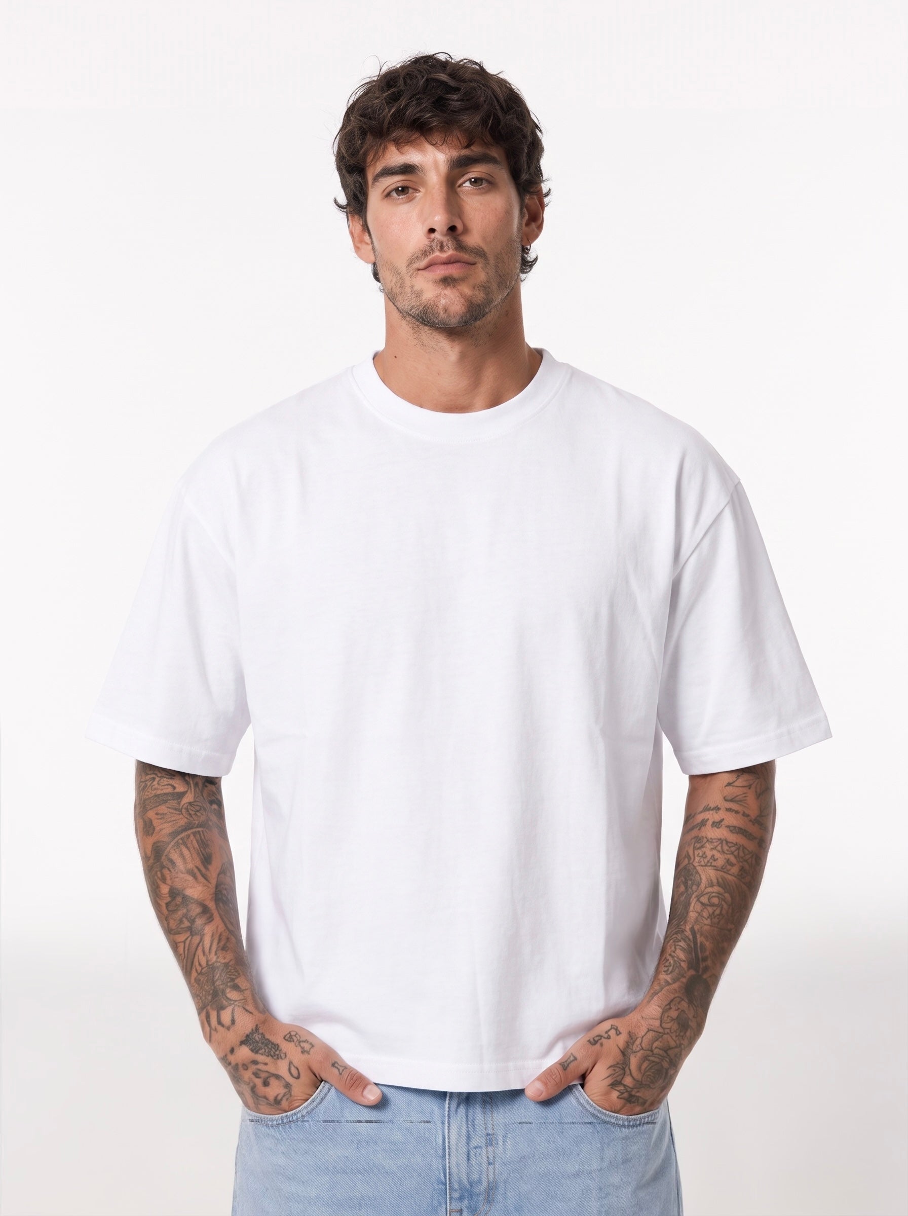 T-shirt crop lento bianca 41848