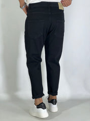 Jeans carrot denim pulito nero 2N2T