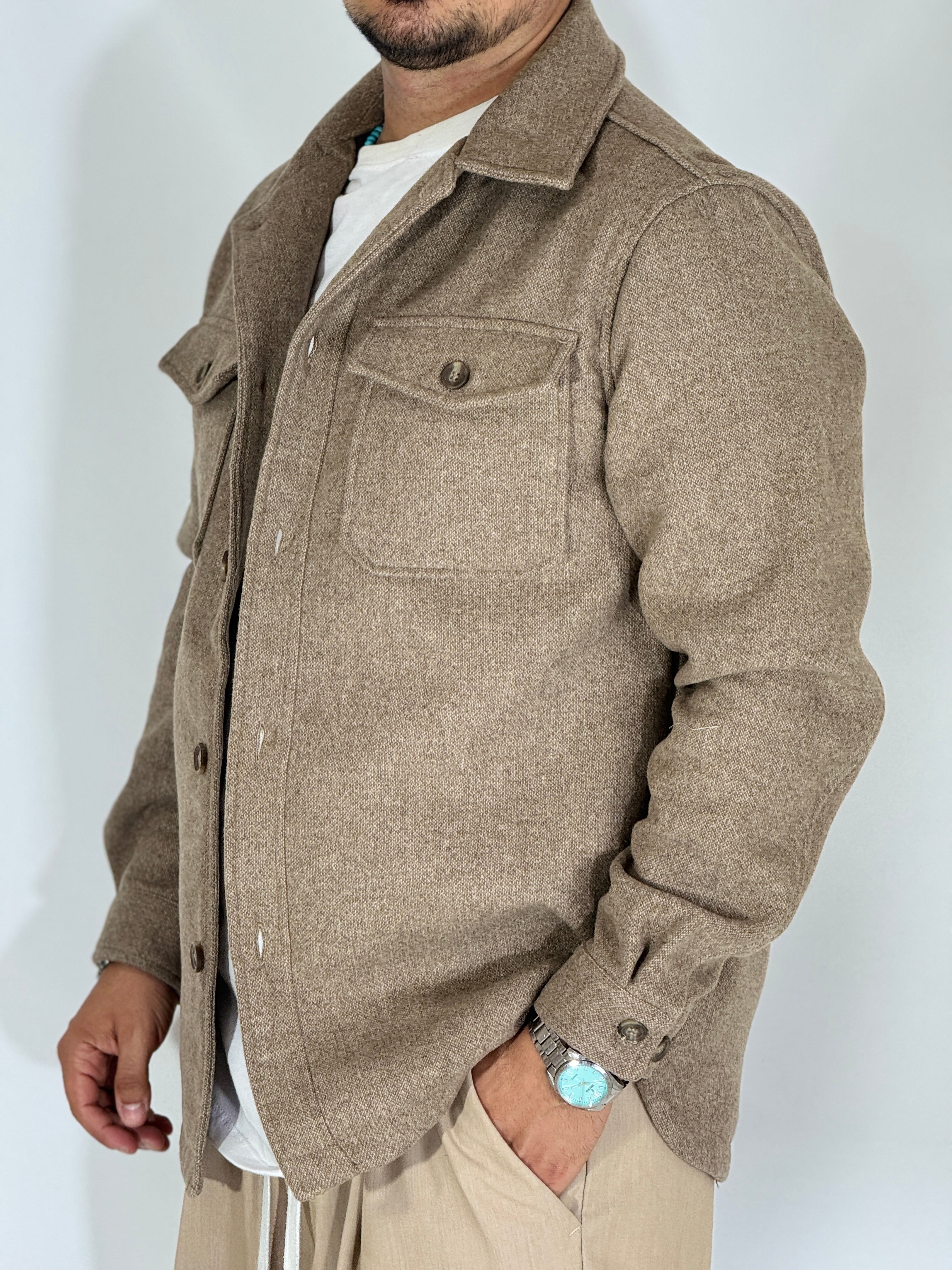Camicione over beige OEJ16