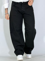 Jeans balloon nero PT30