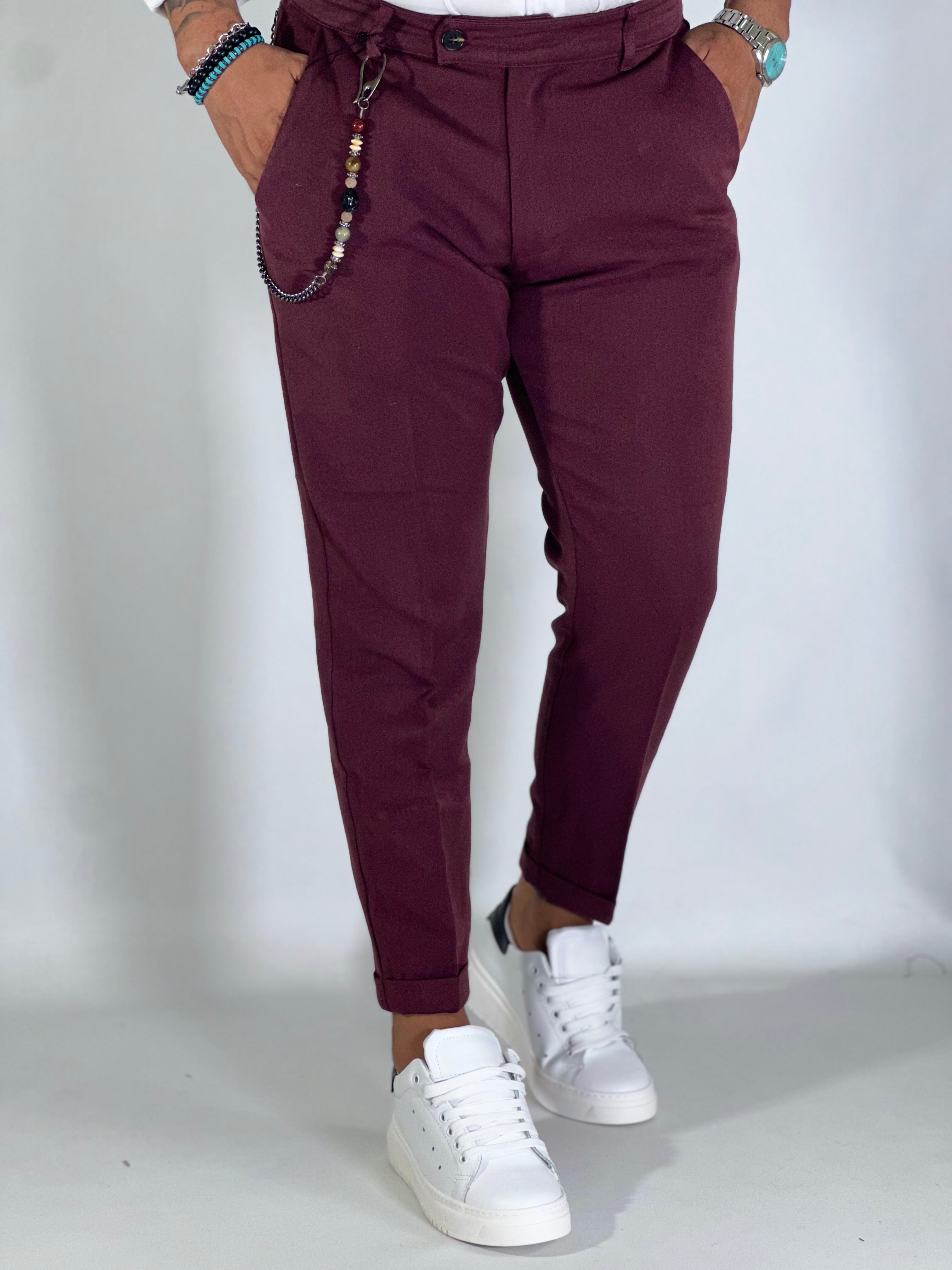 Pantalone bordeaux AG95