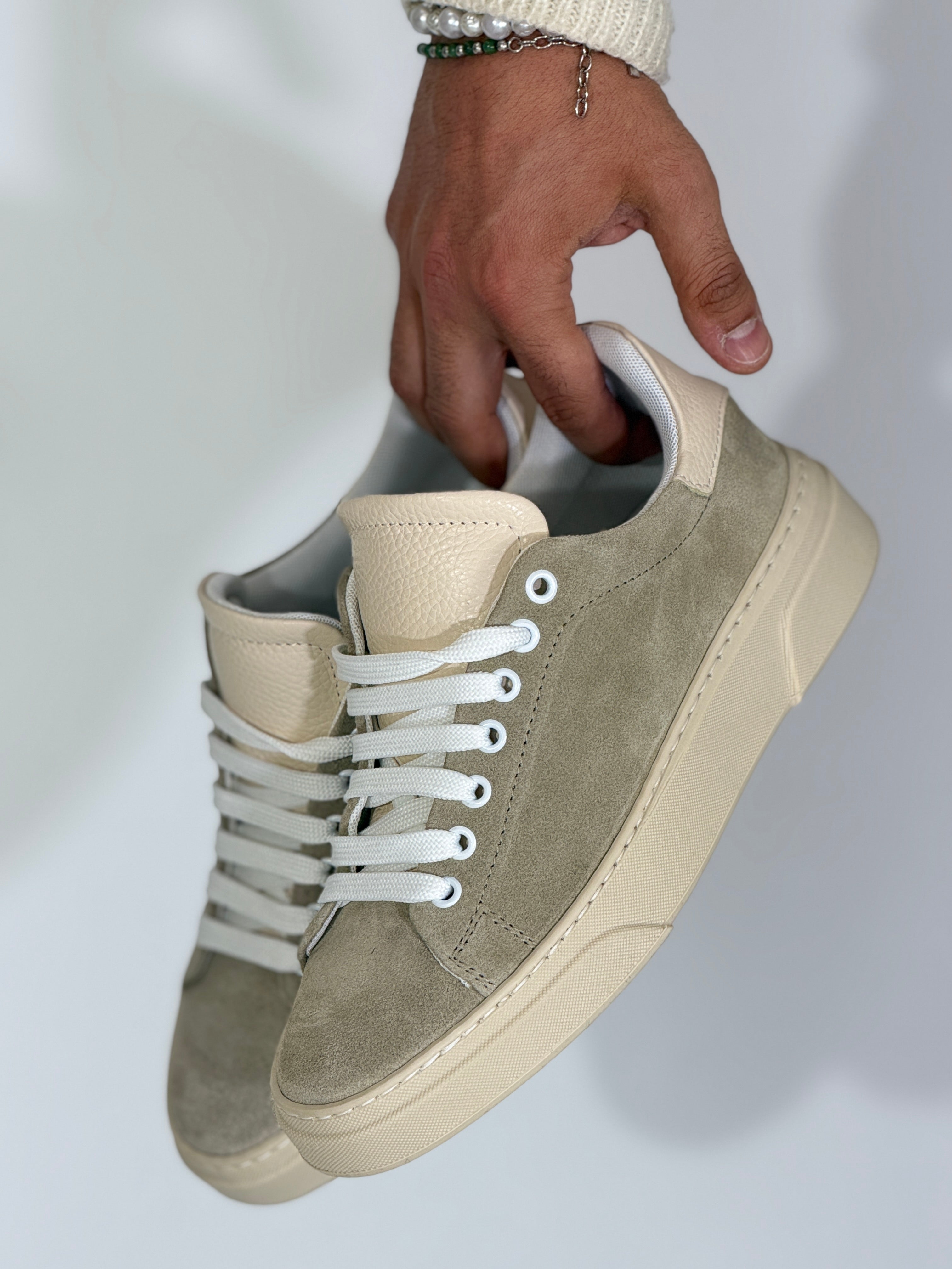 Apex · Scarpa in camoscio beige