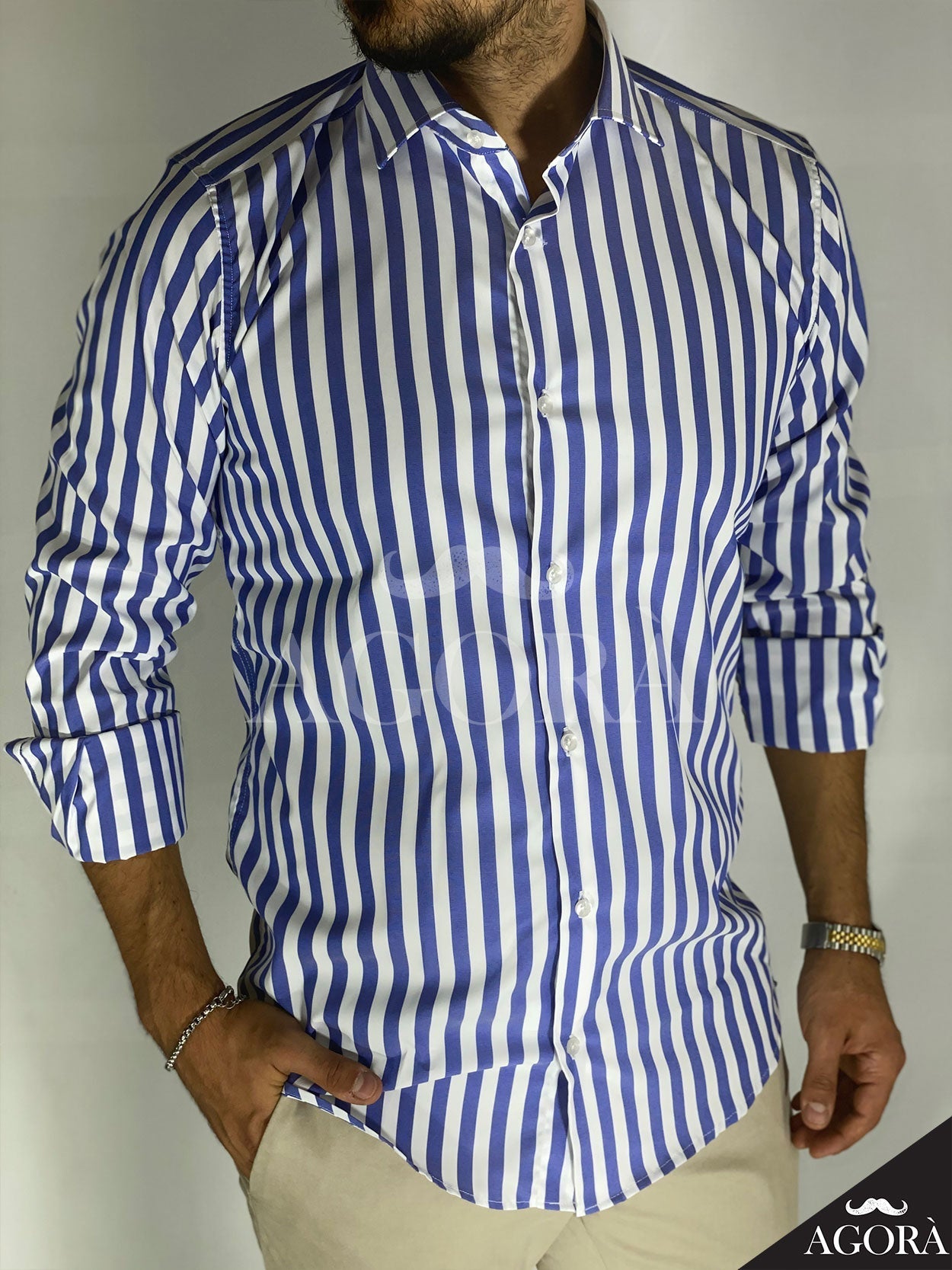 Camicia blu FOREST MIGLIACCIO