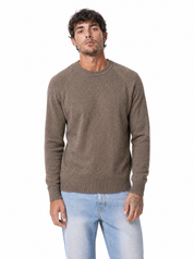QUARTIERI Girocollo bottonato beige