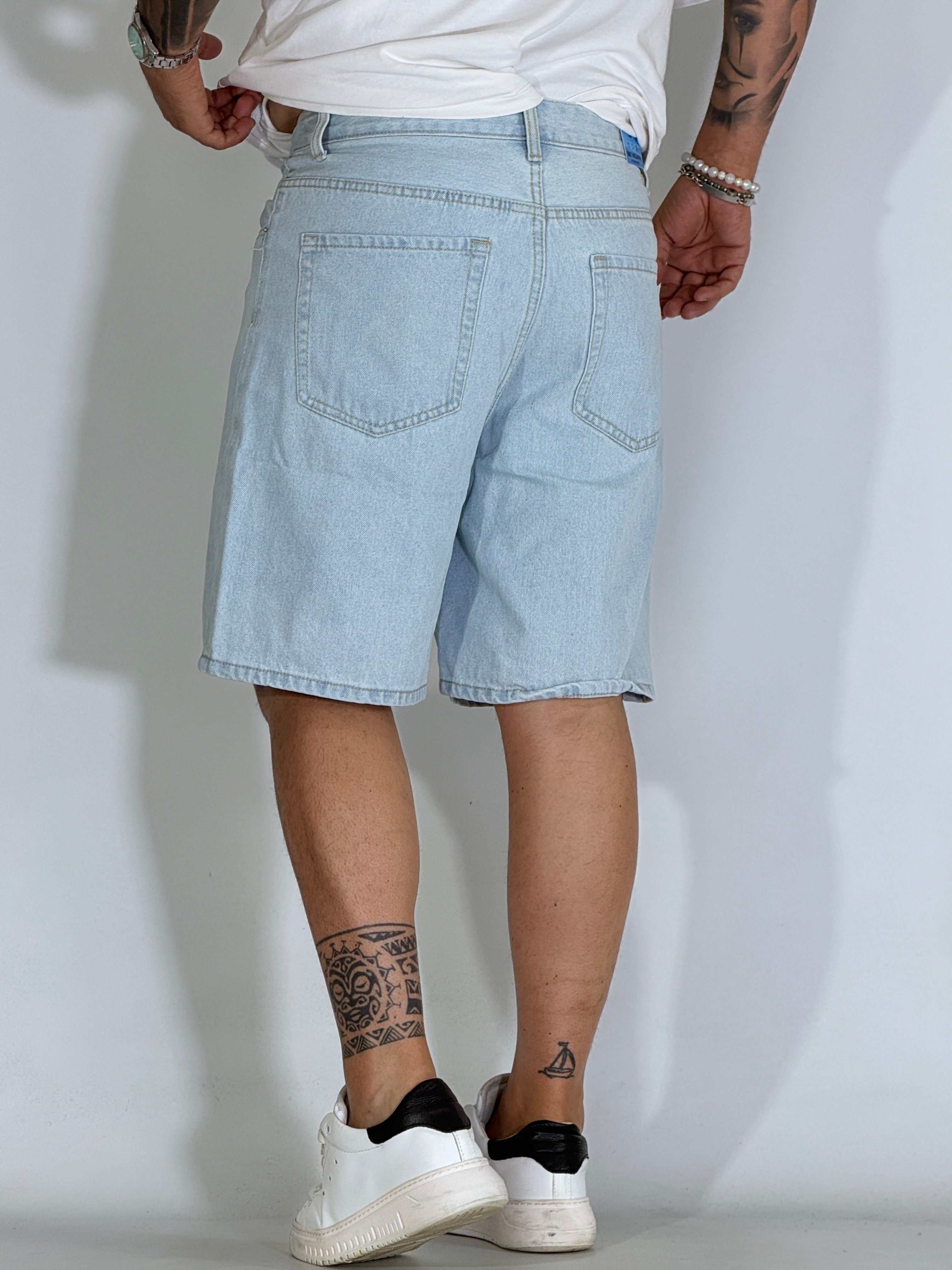 Bermuda jeans chiaro JD0645