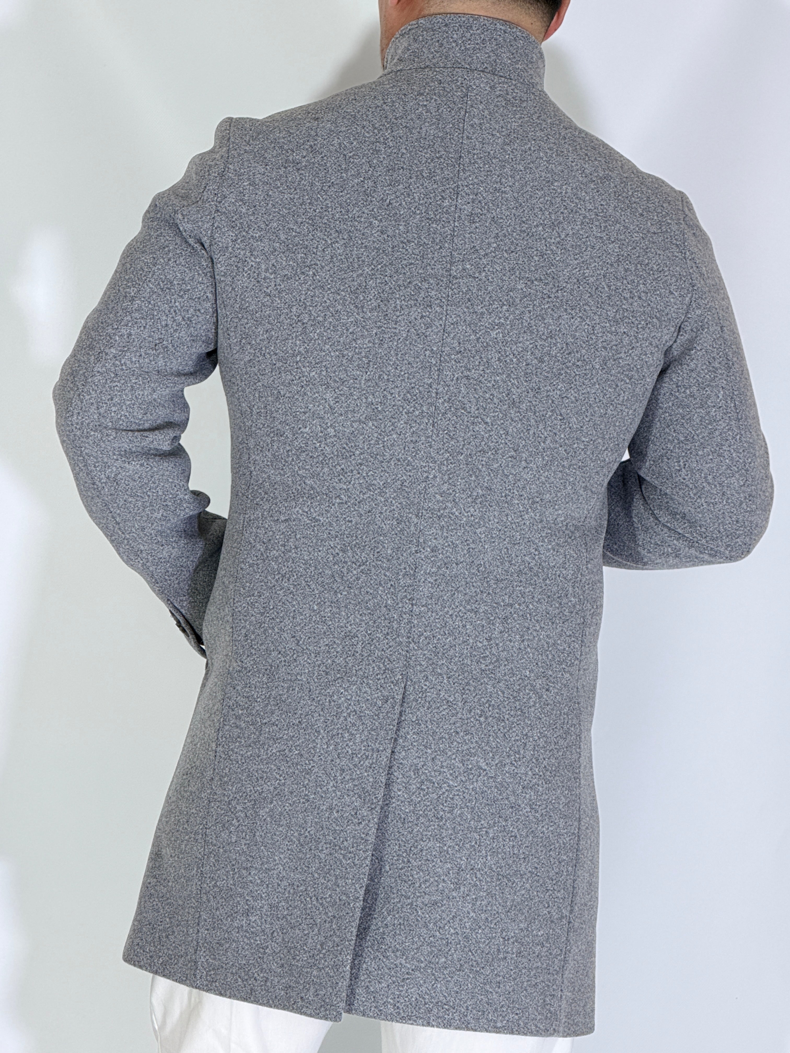Cappotto coreano grigio CPZAZA