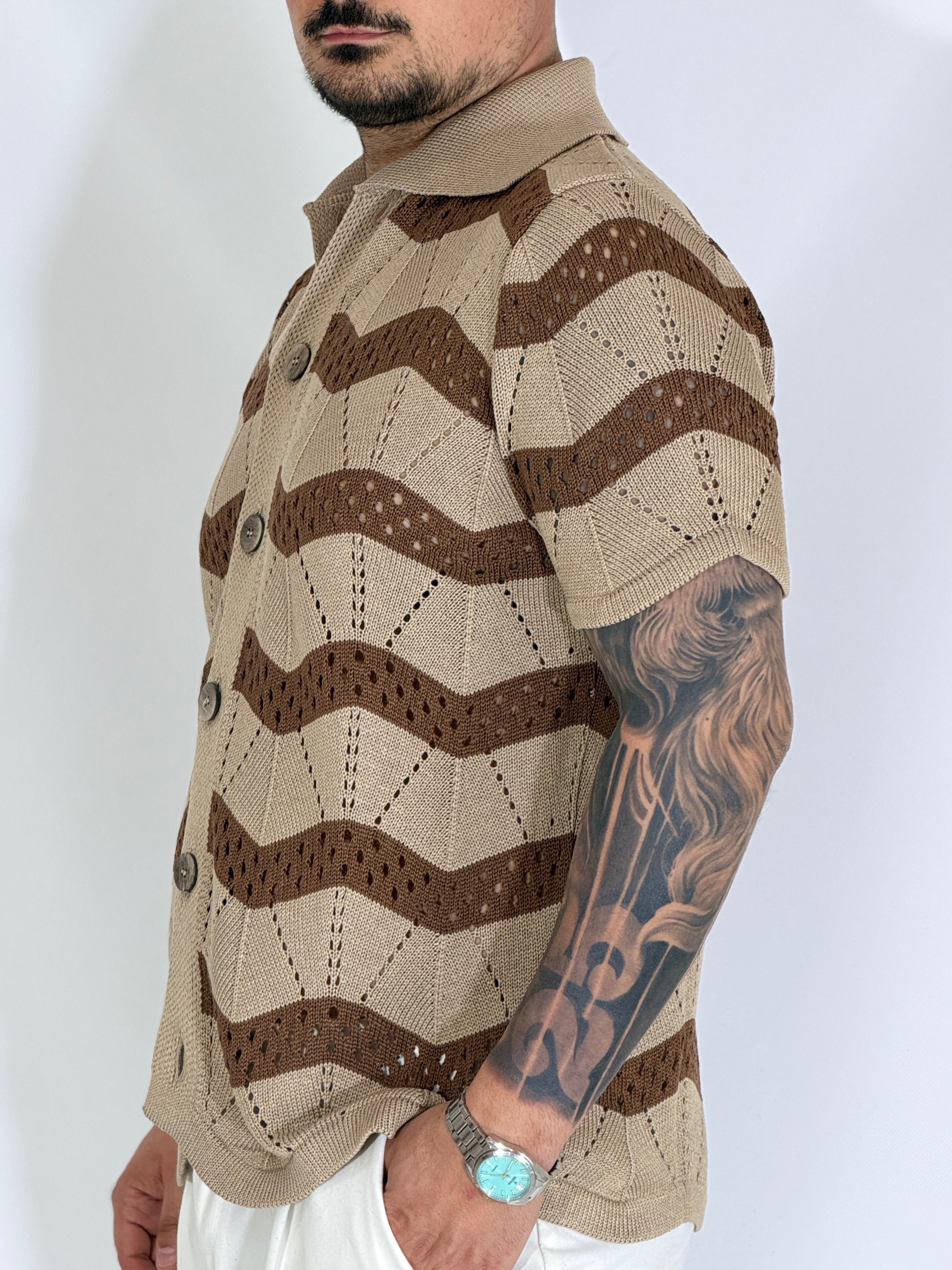 Etnia · Cardigan sabbia/camel