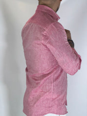Camicia migliaccio Samuel lino AMARENA