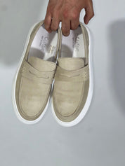 Mocassino casual camoscio BEIGE DR801