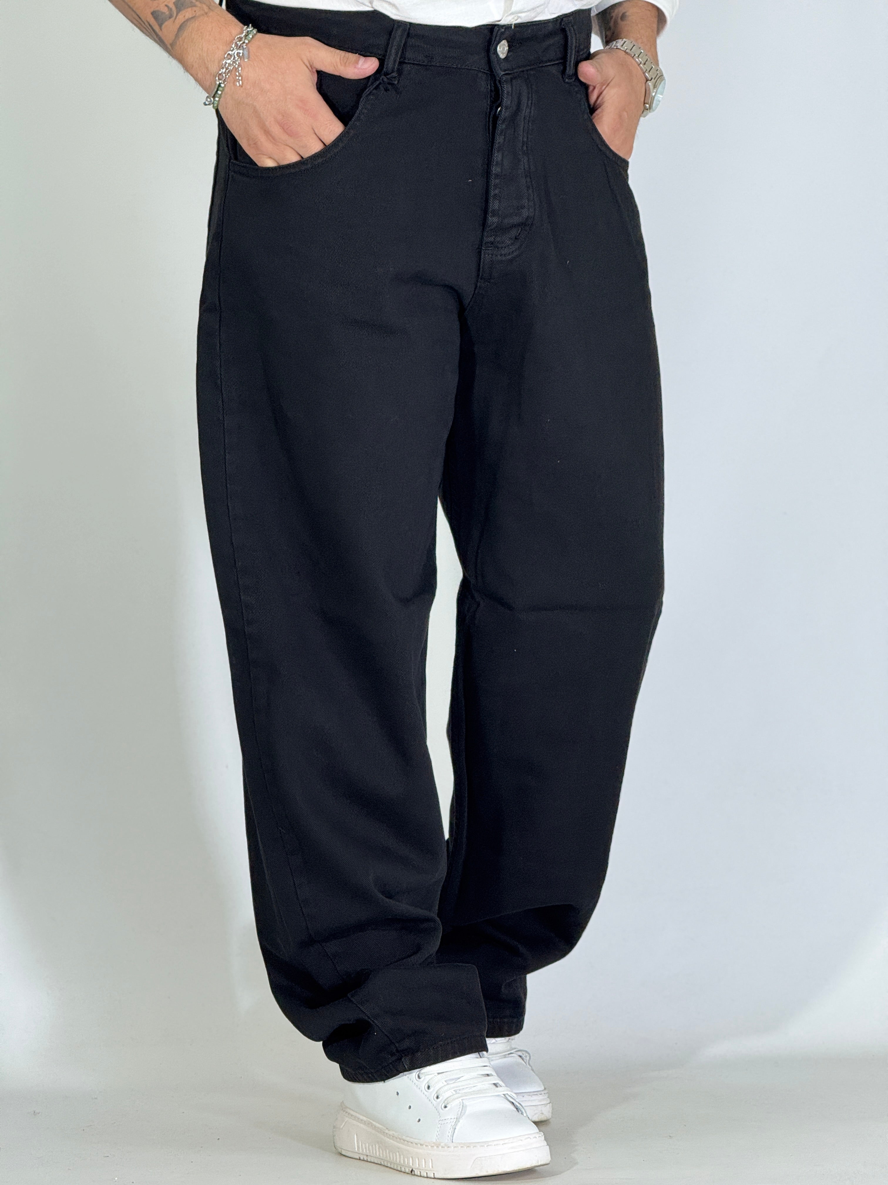 Jeans baggy nero BT60