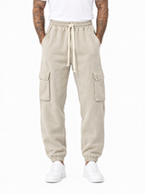 Pantalone tuta cargo beige DC186006