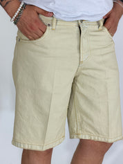 Bermuda jeans loose fit sabbiato YUCATAN