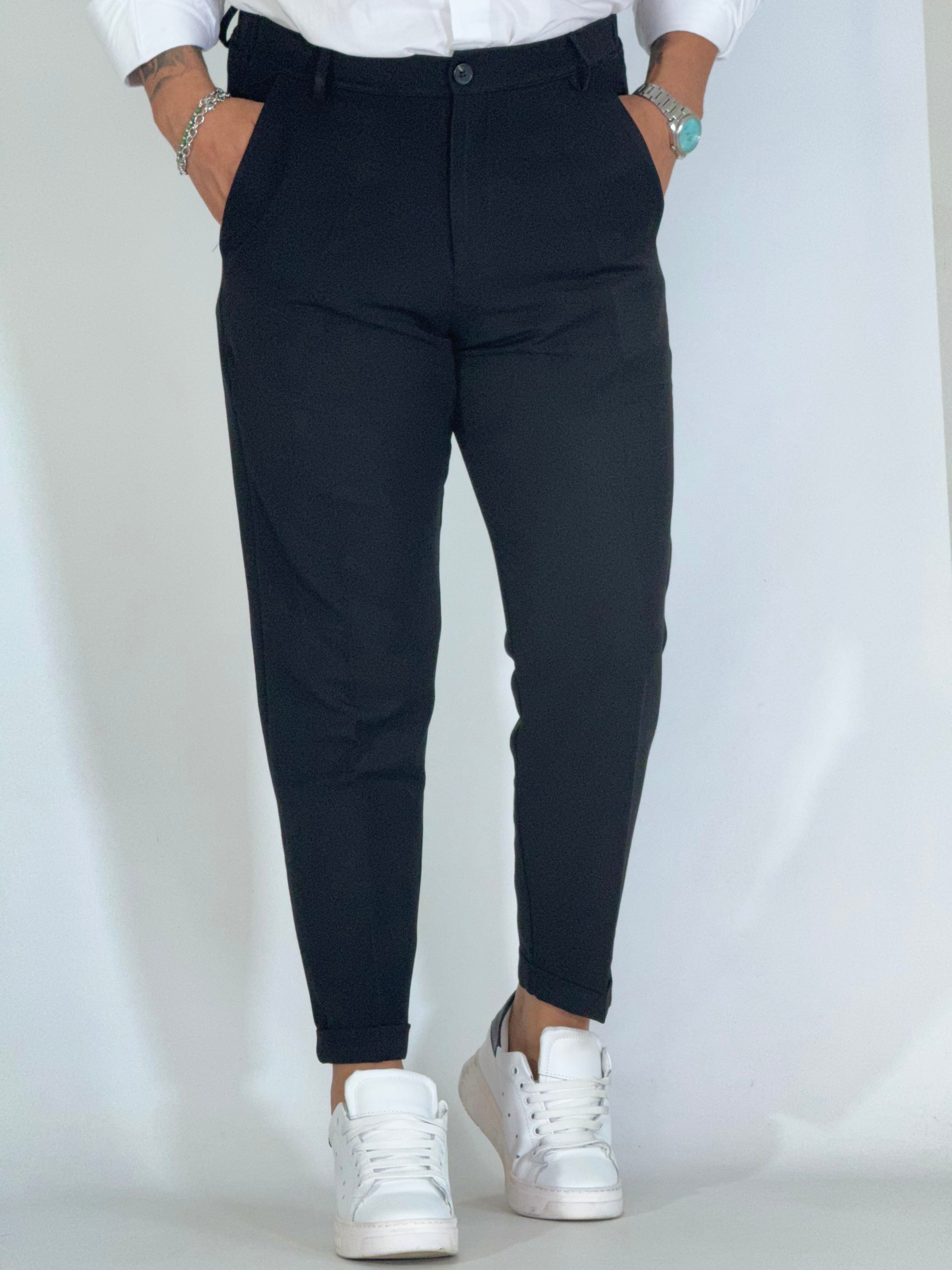 Pantalone elegante nero UM486