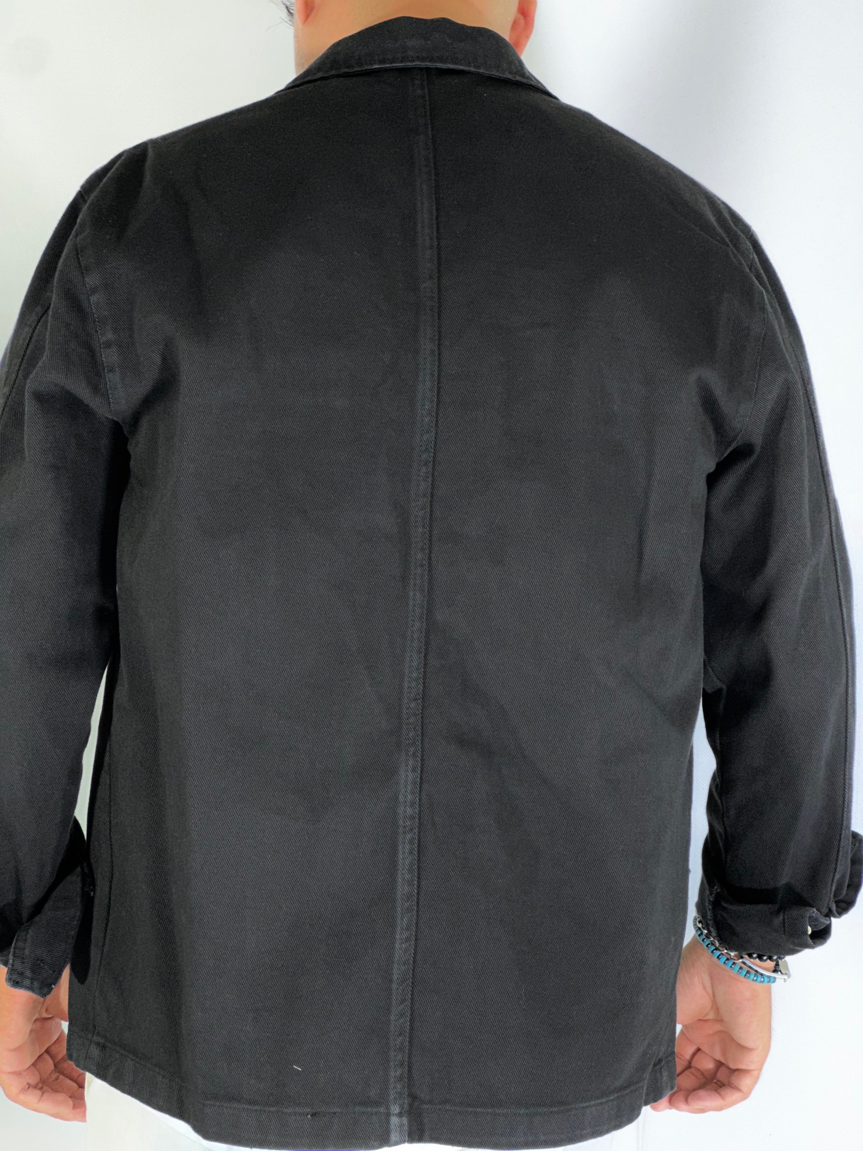 Camicione patch military nera BLKS40001