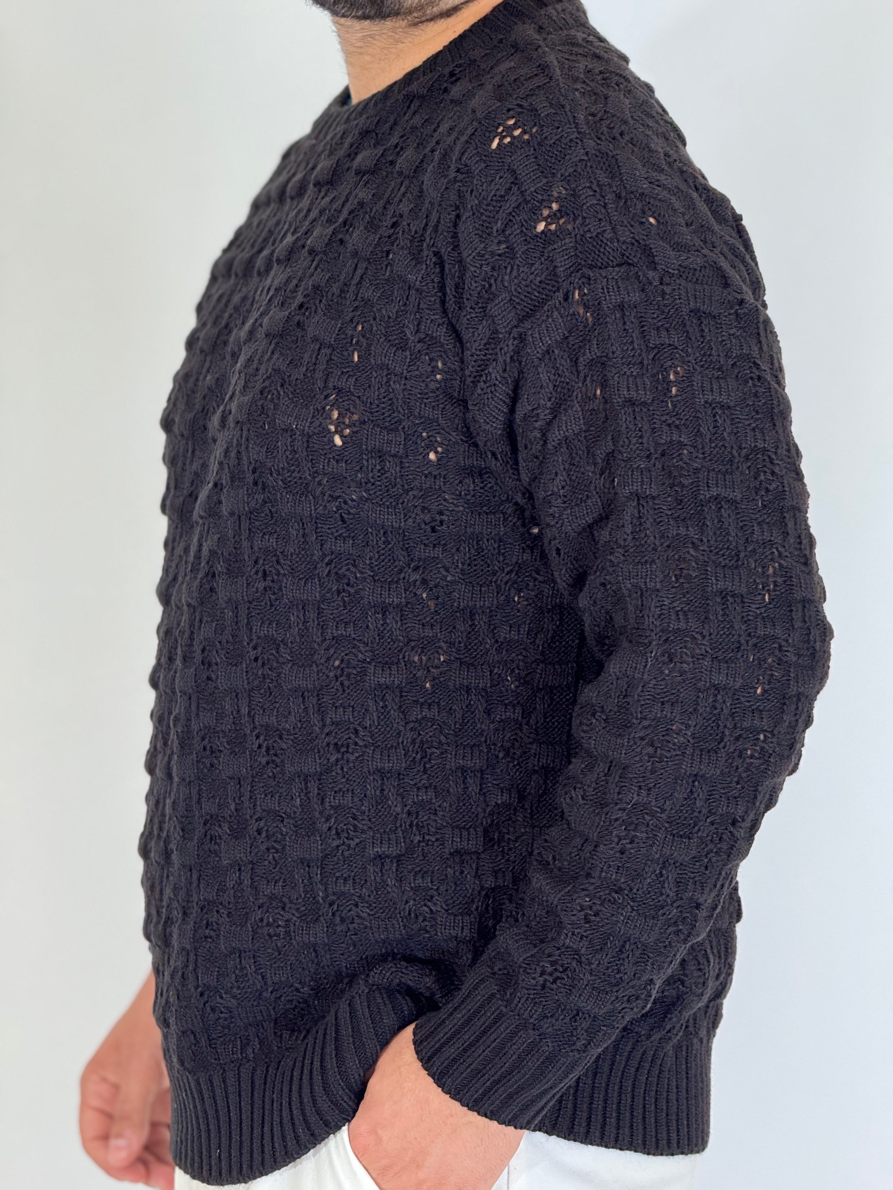 Maglione nero AUSTIN