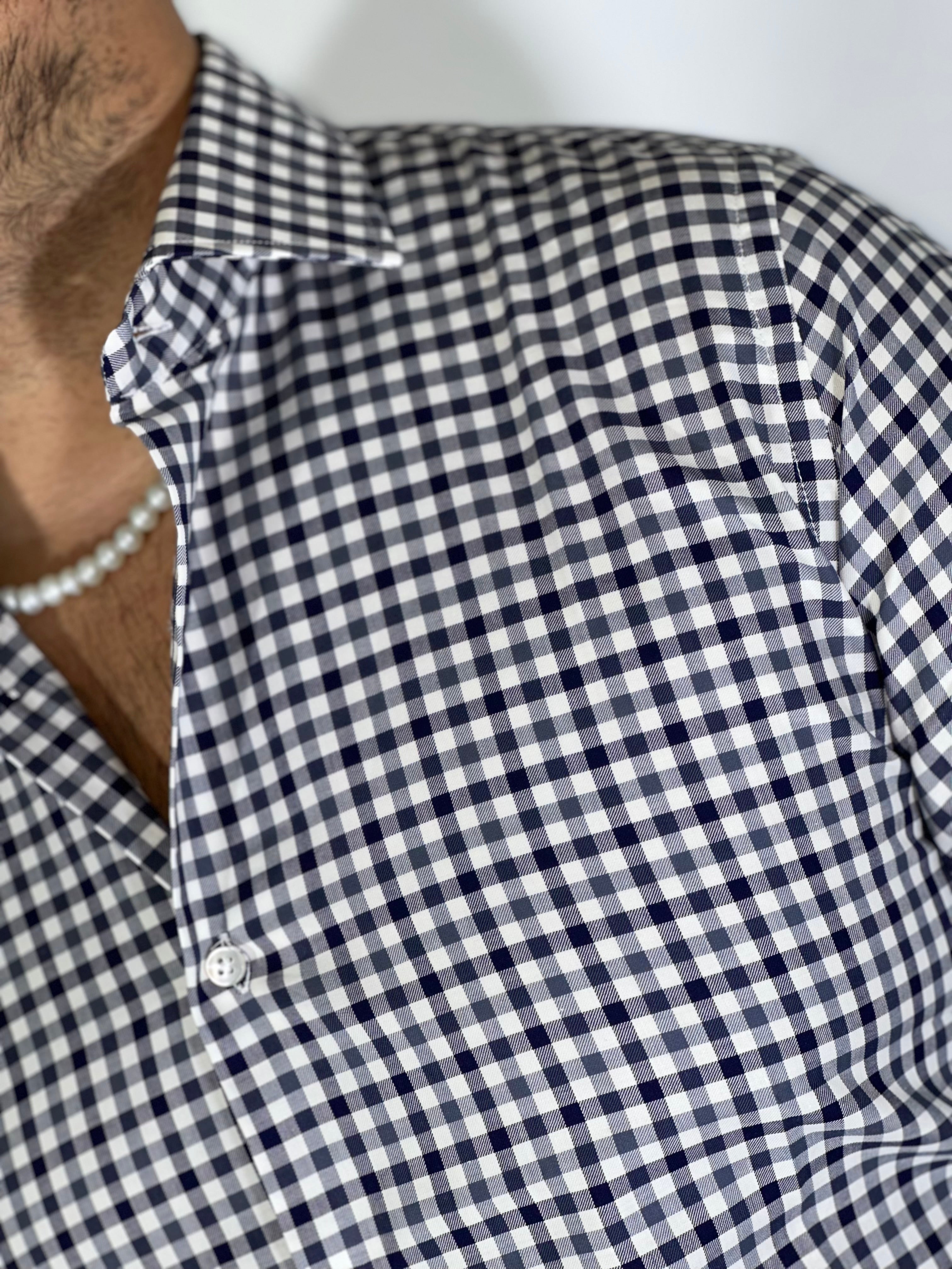 Camicia MIGLIACCIO blu/grigio EVEREST