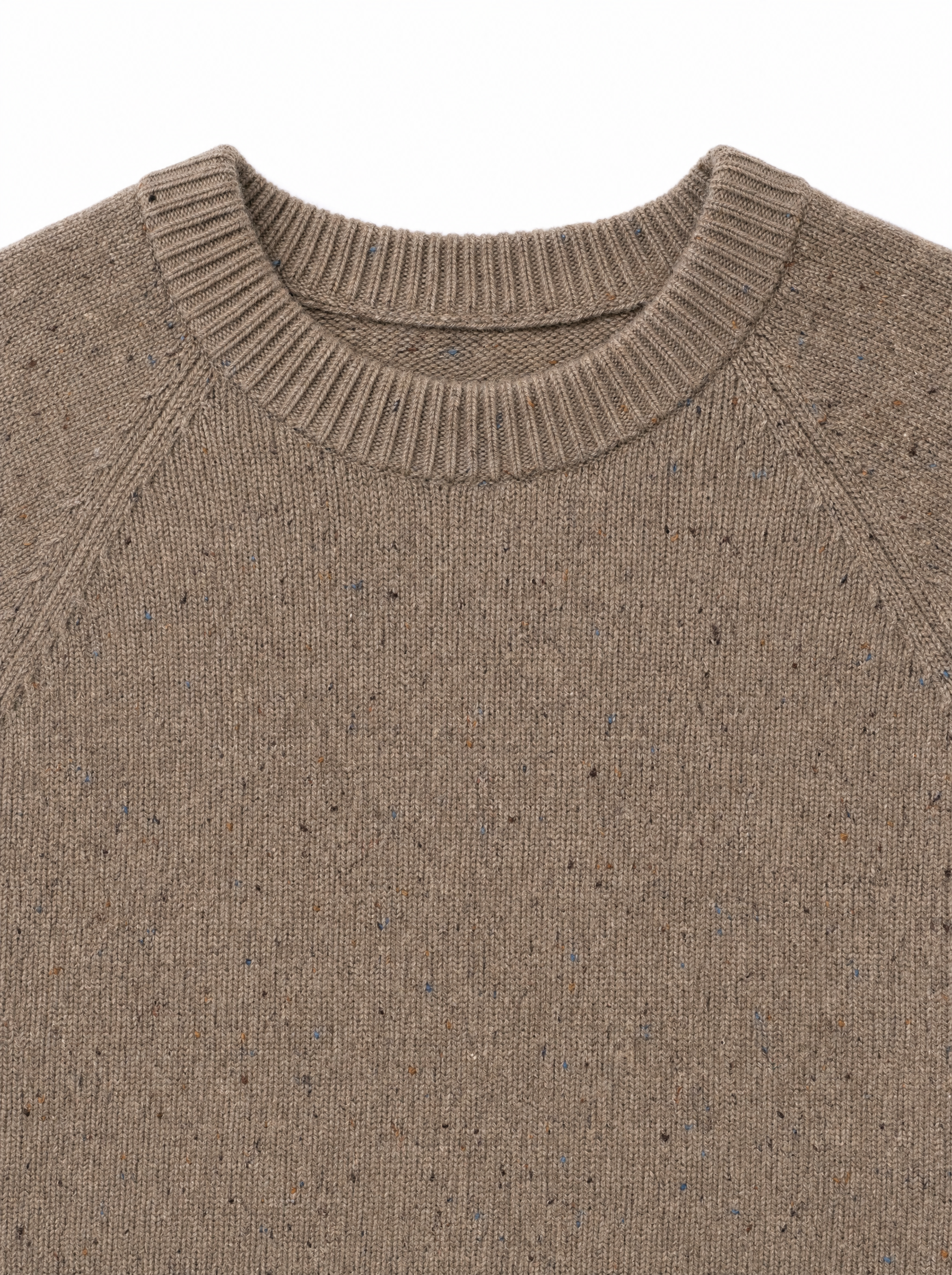 QUARTIERI Girocollo bottonato beige