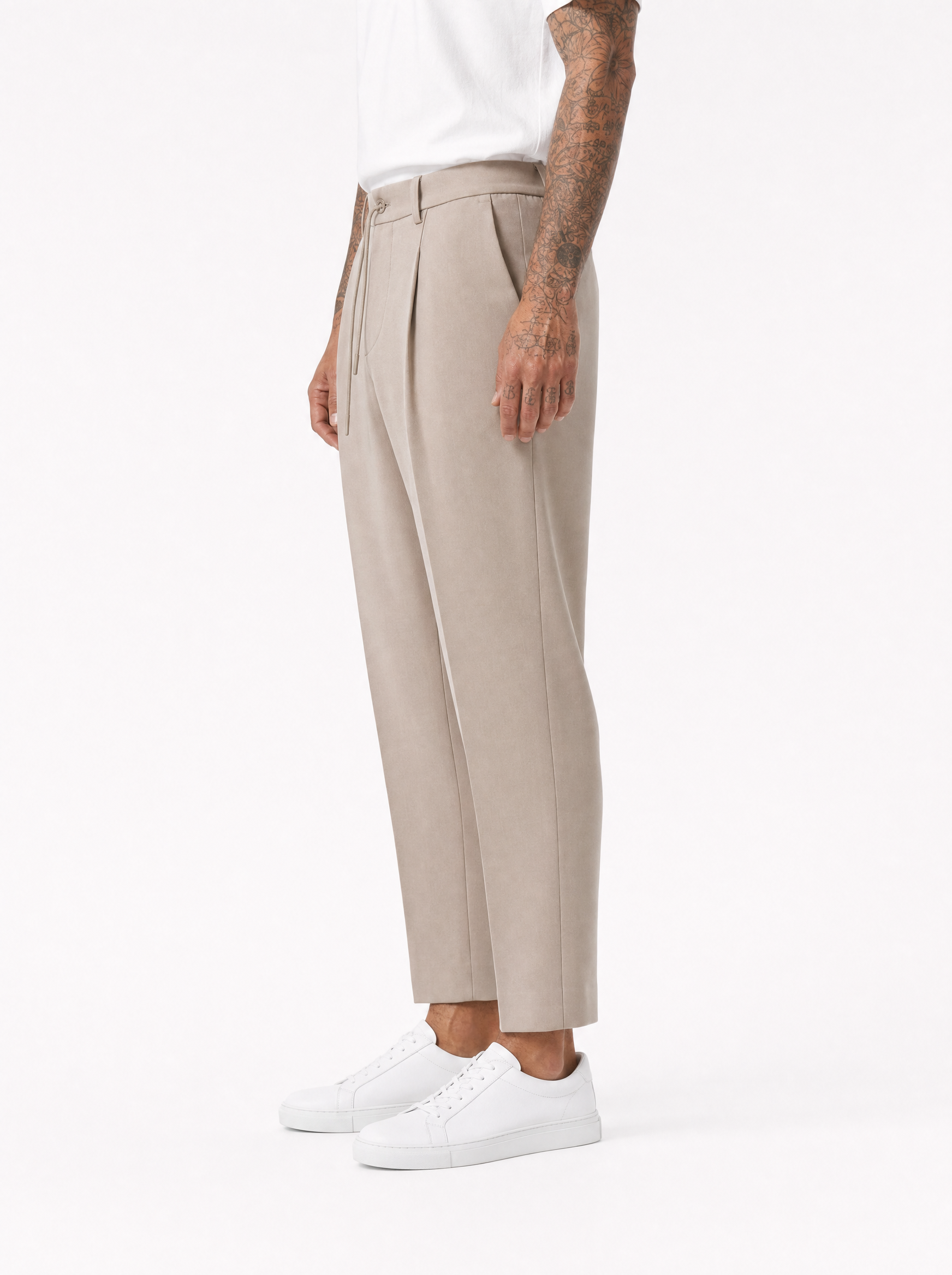 ESPERIA Pantalone con coulisse beige
