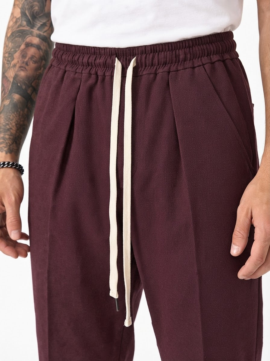 Pantalaccio carrot bordeaux DC018078
