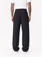 Pantalone maxi pinces nero PENCH28