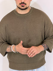 Aruba · girocollo cropped militare