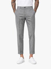 CENTAURO Pantalone fiammato grigio