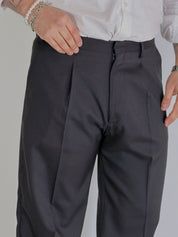Pantalone fondo largo Migliaccio nero SPENCER