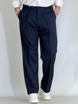 Pantalone fondo largo Migliaccio blu SPENCER