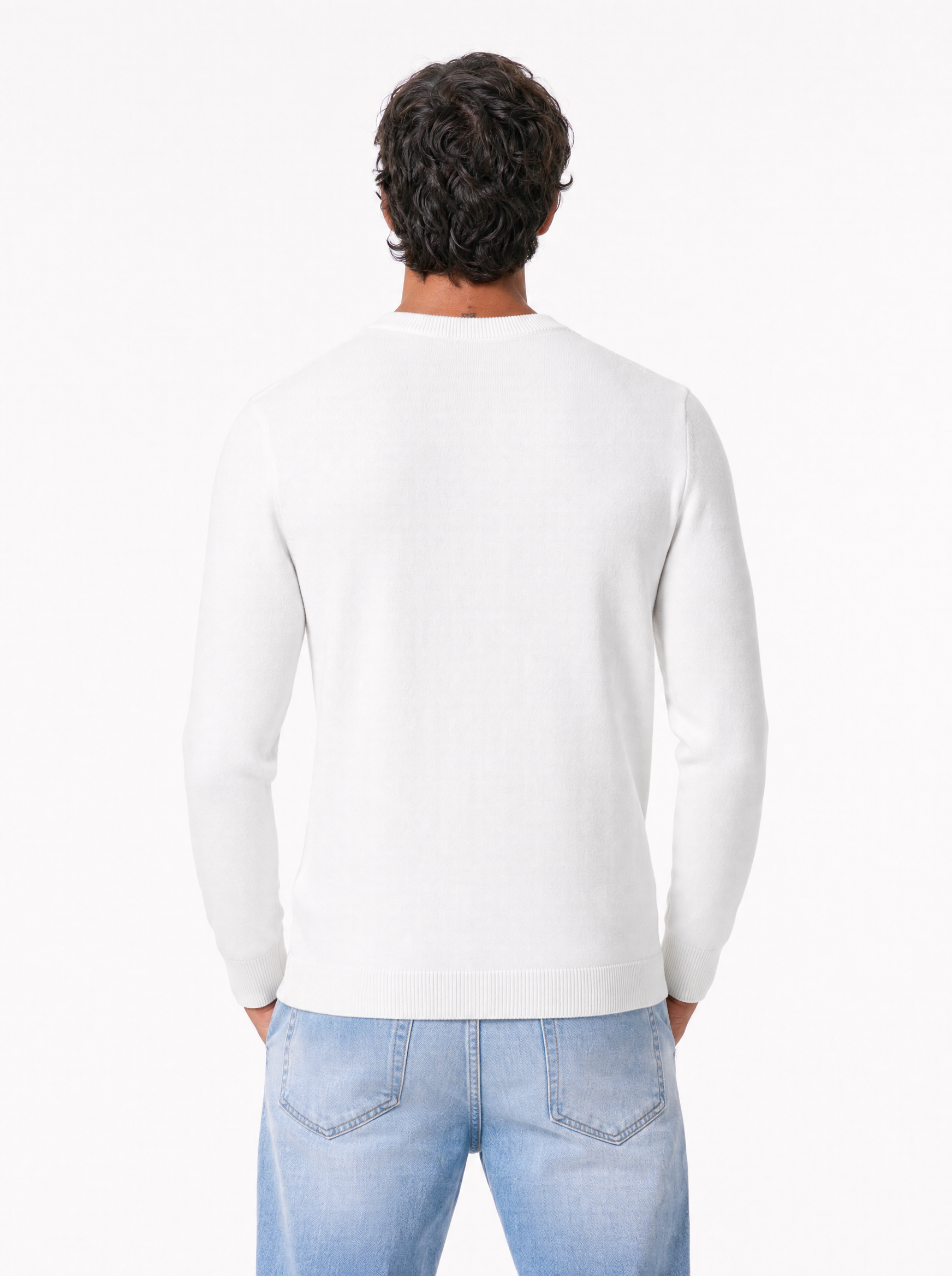 Maglia tramata bianca M897