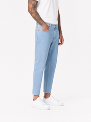 EMPIRE Jeans carrot fit chiaro pulito