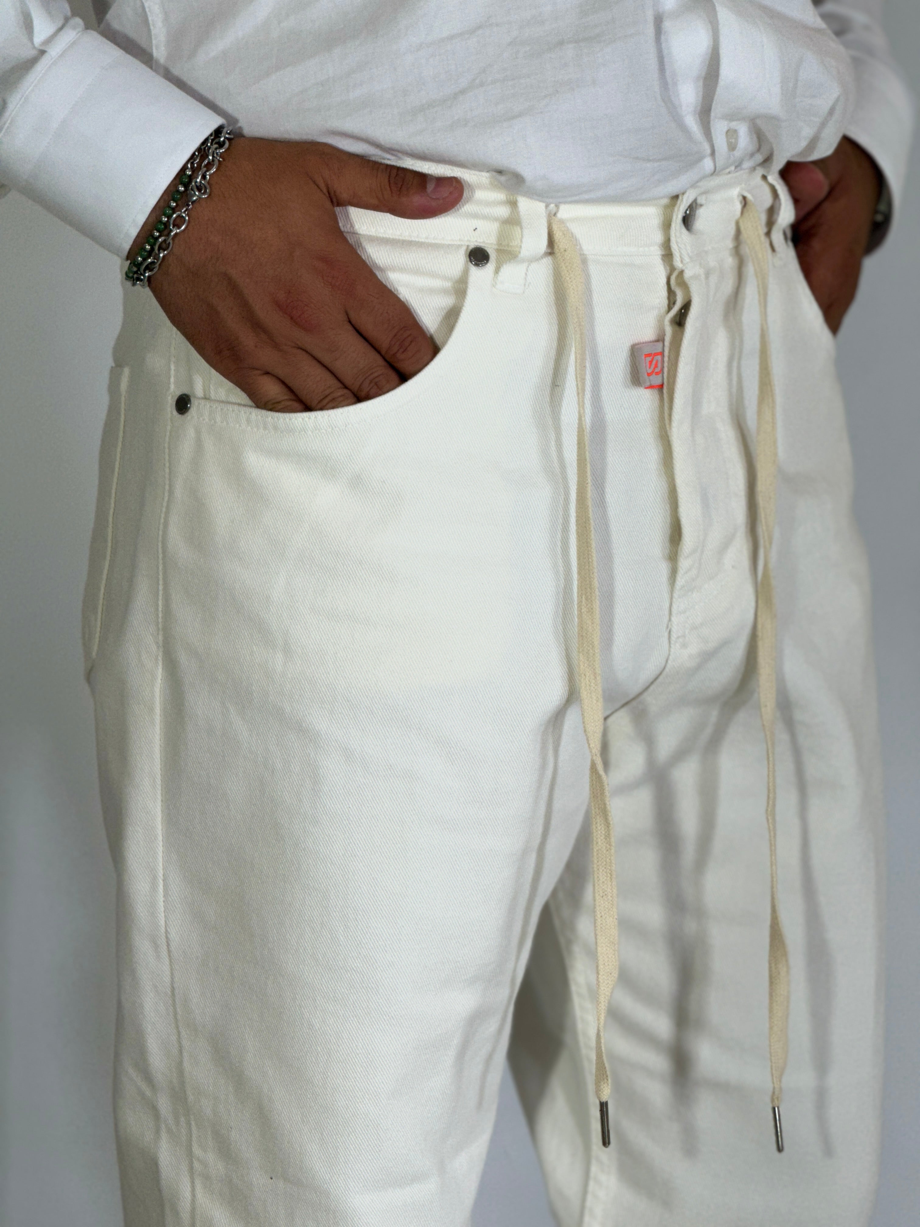 Pantalone JAPAN bianco