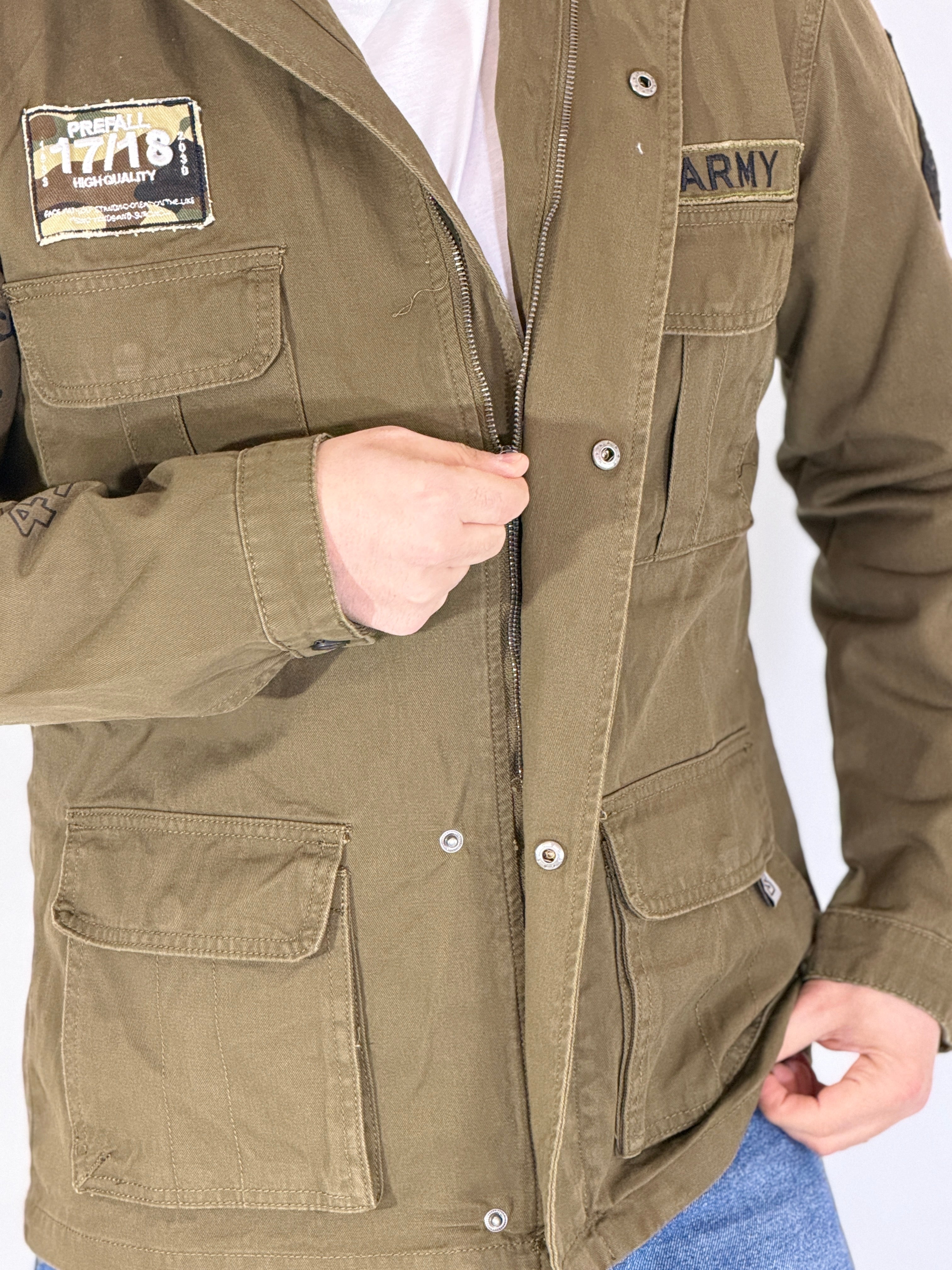Field jacket verde LANCASTER