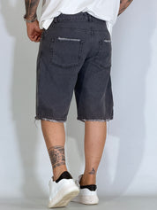 Bermuda jeans cenere scuro CR2780