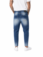 Jeans carrot fit denim scuro MRC23