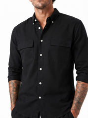Coordinato slim fit nero DC1935-36
