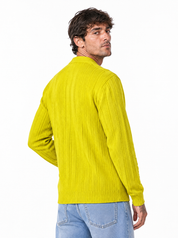 MACE Cardigan sciallato giallo